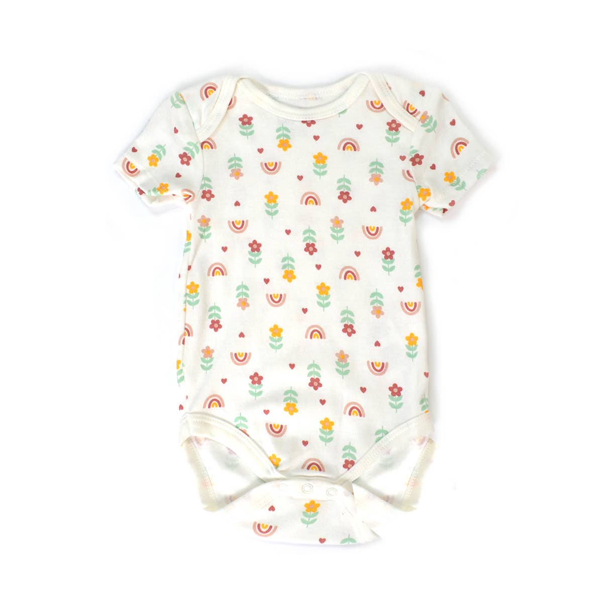 Made With Love Rainbow 3 Piece Onesie Set