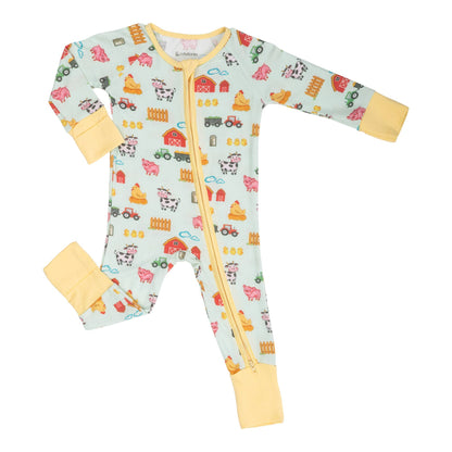 Little Barnyard Bamboo Pajamas