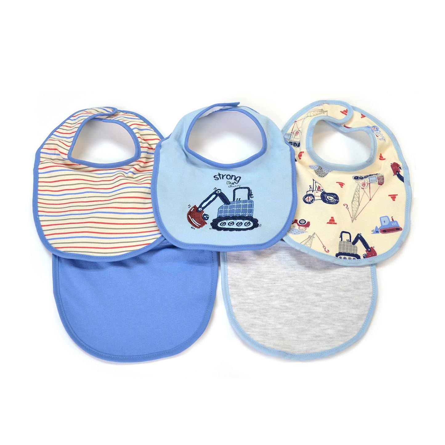 Strong Like Daddy 5 Pack Bib Set