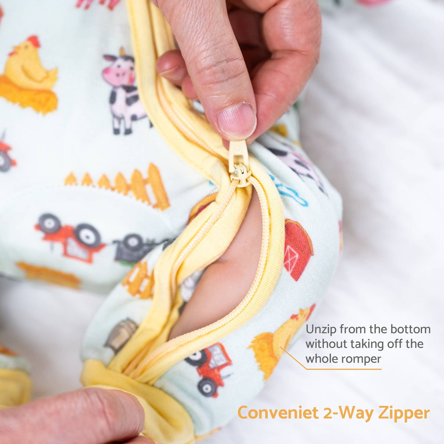 Little Barnyard Bamboo Pajamas
