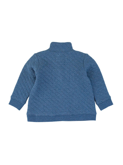 Quilted Quarter Snap Sweatshirt