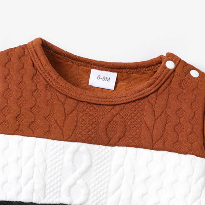 Baby Boy 2-Piece Cotton Jeans & Colorblock Sweatshirt