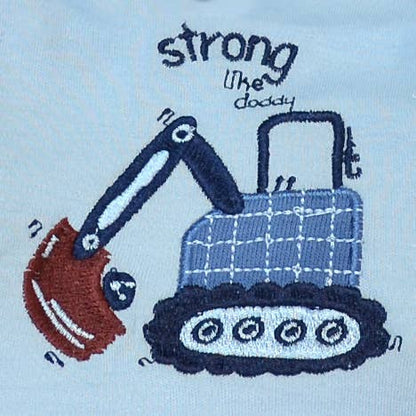 Strong Like Daddy 5 Pack Bib Set