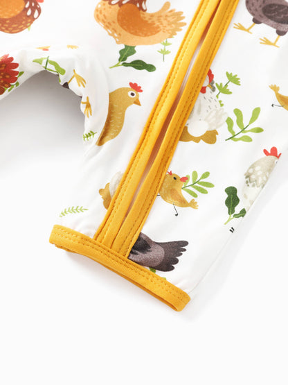 Cluck Cluck Chicken Bamboo Pajama Set