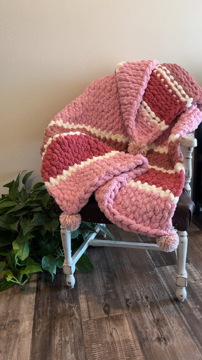 Customized Chunky Knit Blankets
