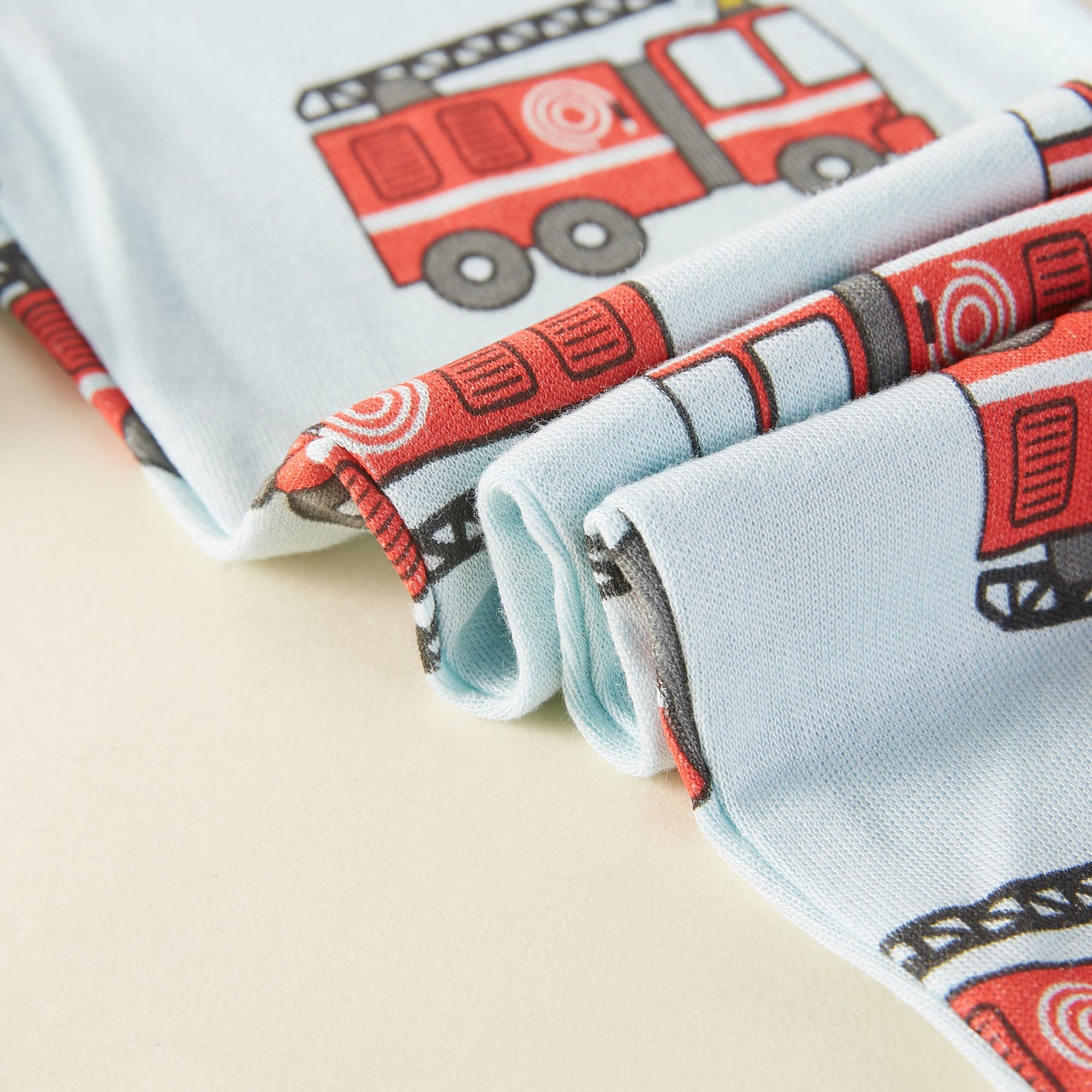 Fire Engines Bamboo Pajama Set