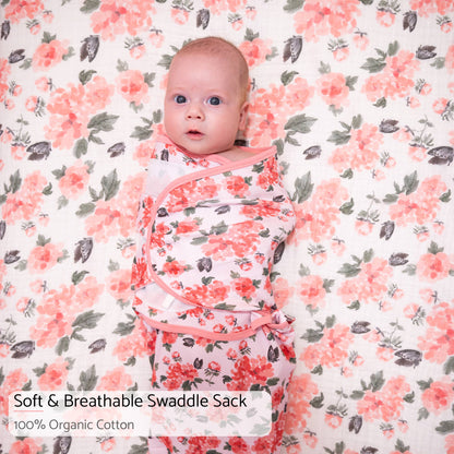 Pretty in Peony Sleep Swaddle