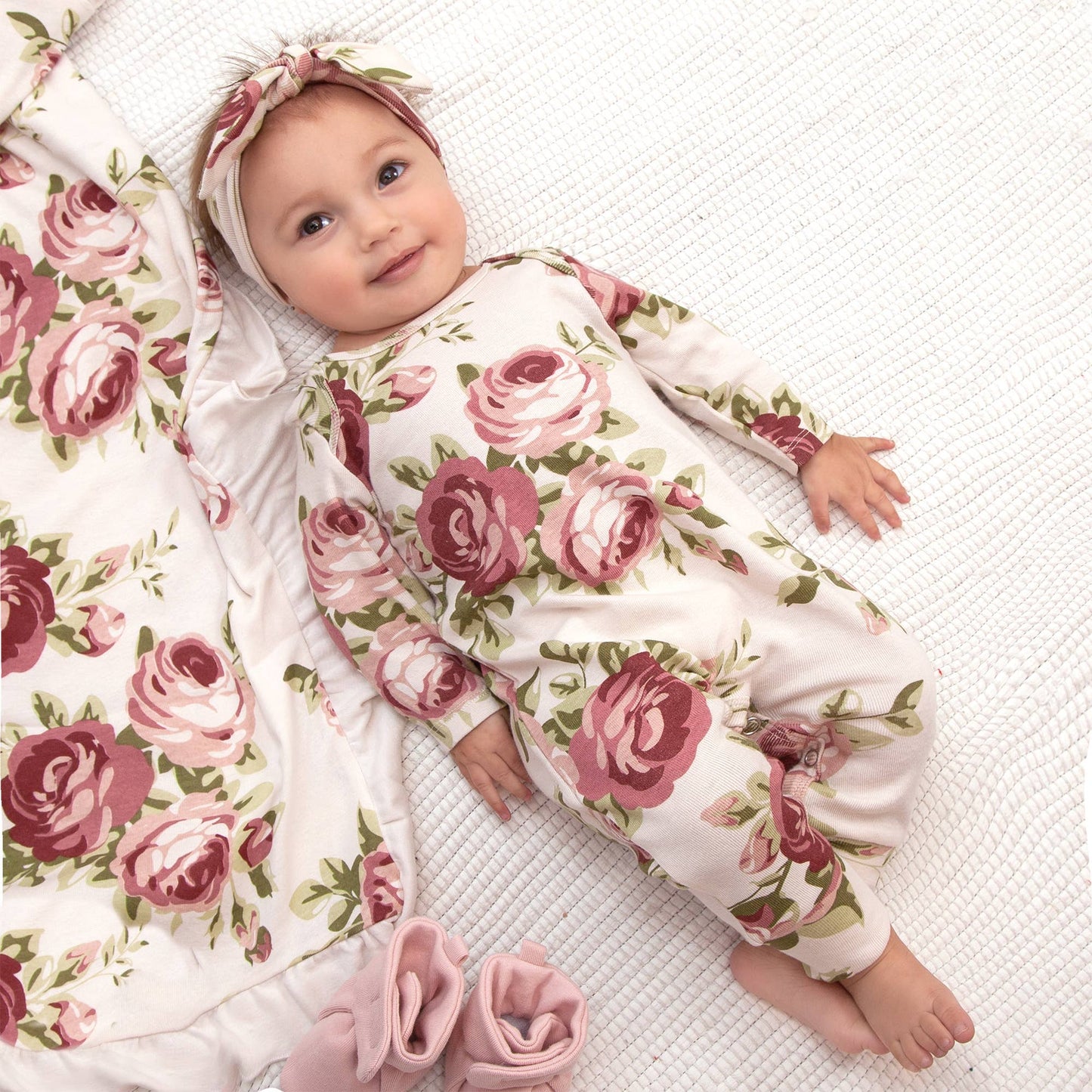 Cabbage Rose Collection Booties