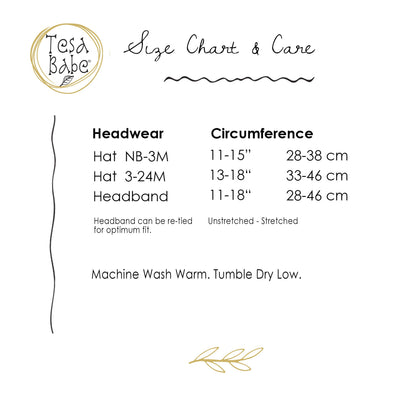 Cabbage Rose Collection Cotton Headband