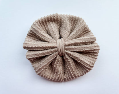 Baby Bow Headband - Neutral Messy