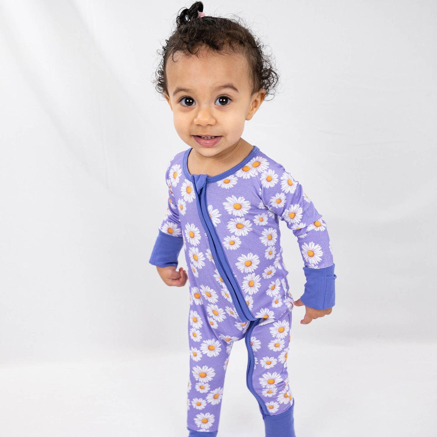 Purple Daisy Bamboo Pajamas