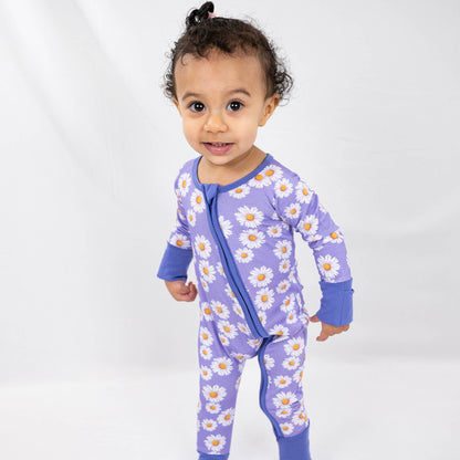 Purple Daisy Bamboo Pajamas