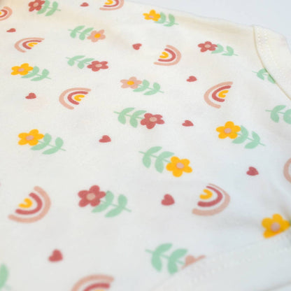 Made With Love Rainbow 3 Piece Onesie Set