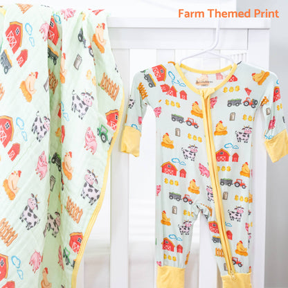Little Barnyard Bamboo Pajamas