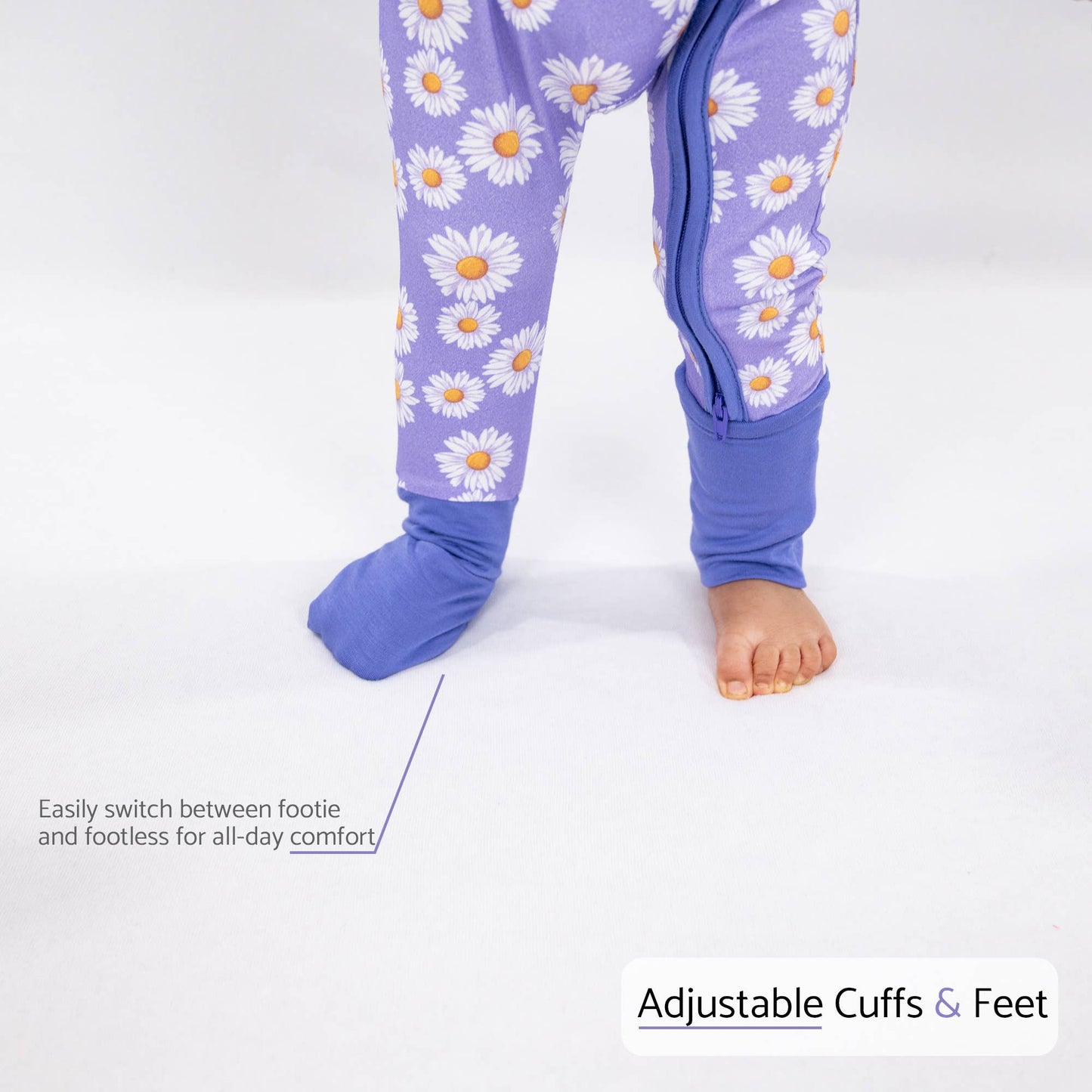 Purple Daisy Bamboo Pajamas