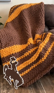 Customized Chunky Knit Blankets