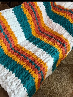 Customized Chunky Knit Blankets
