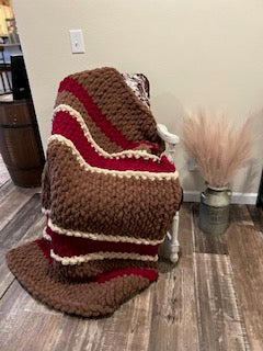 Customized Chunky Knit Blankets