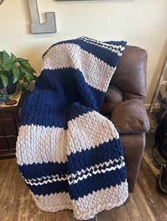 Customized Chunky Knit Blankets
