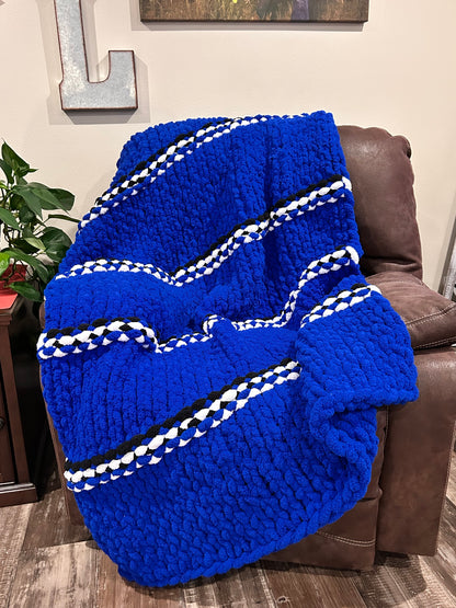 Customized Chunky Knit Blankets