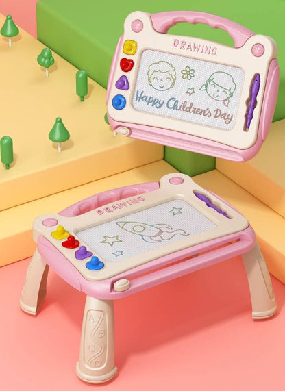 Kids Magnetic Drawing Board Table
