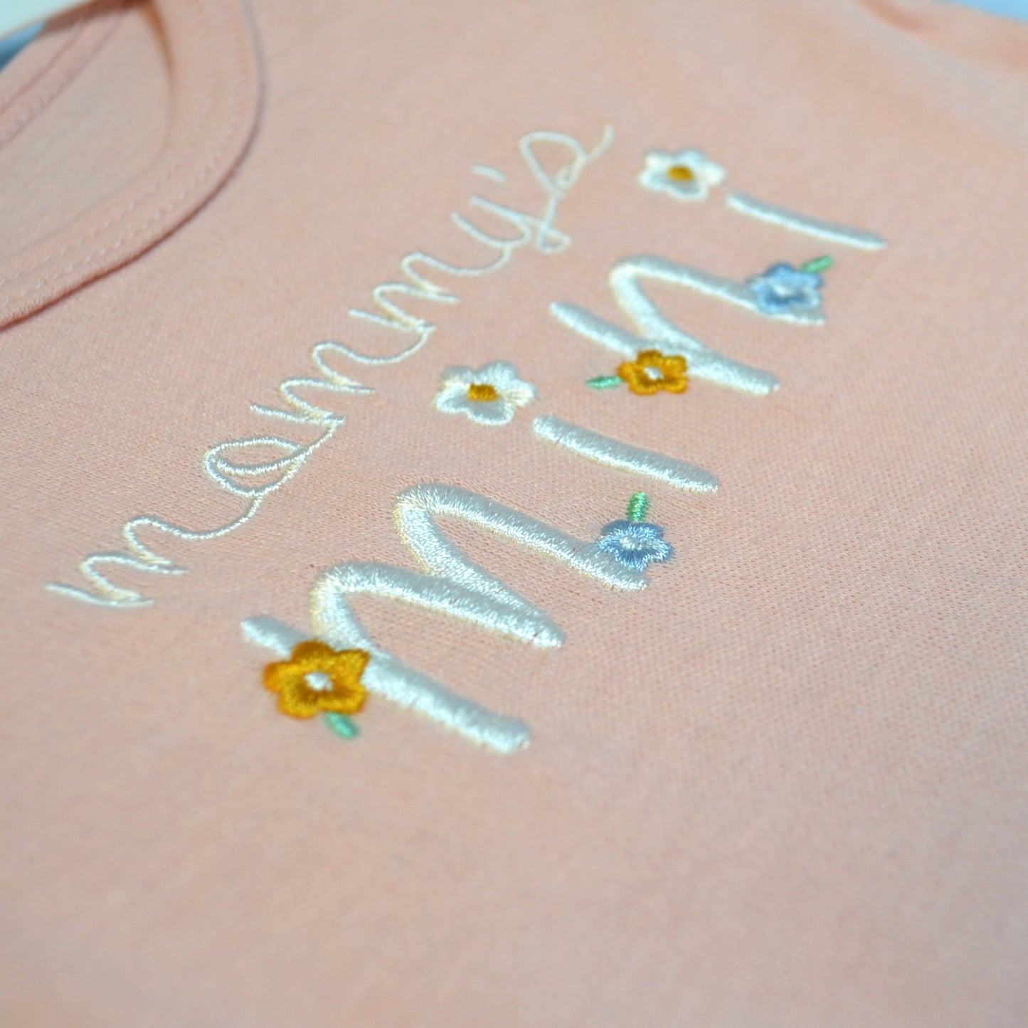 Mommy's Mini Embroidery Onesie Set