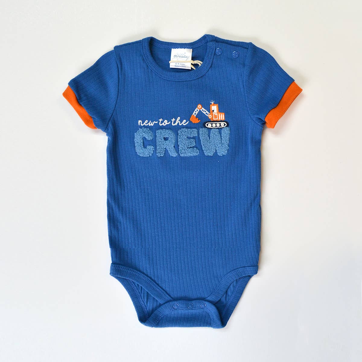 New to The Crew Excavator 3 Piece Onesie Set