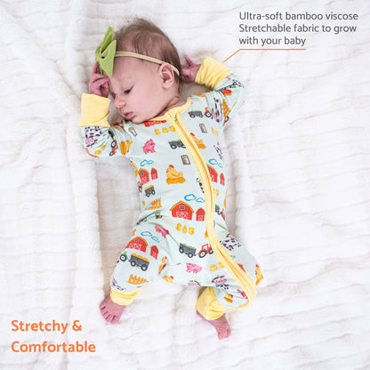 Little Barnyard Bamboo Pajamas