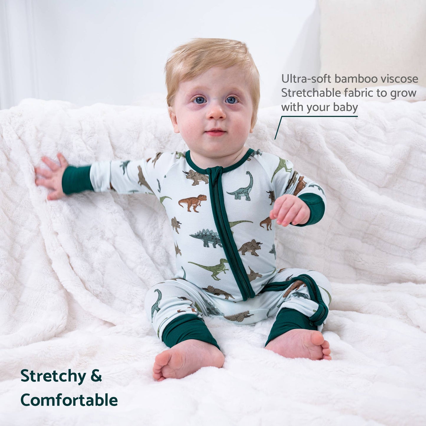 Dinosaur Bamboo Pajamas