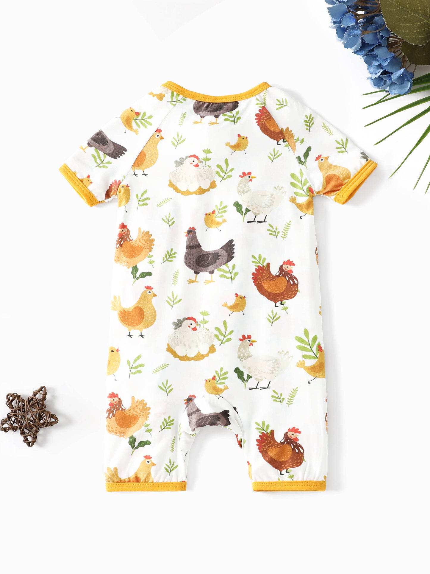 Cluck Cluck Chicken Bamboo Pajama Set