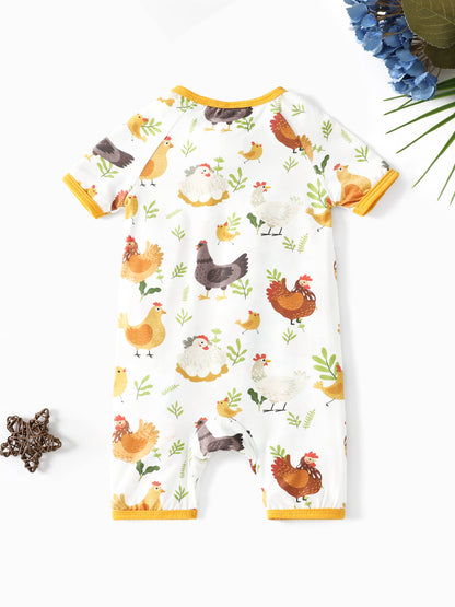 Cluck Cluck Chicken Bamboo Pajama Set