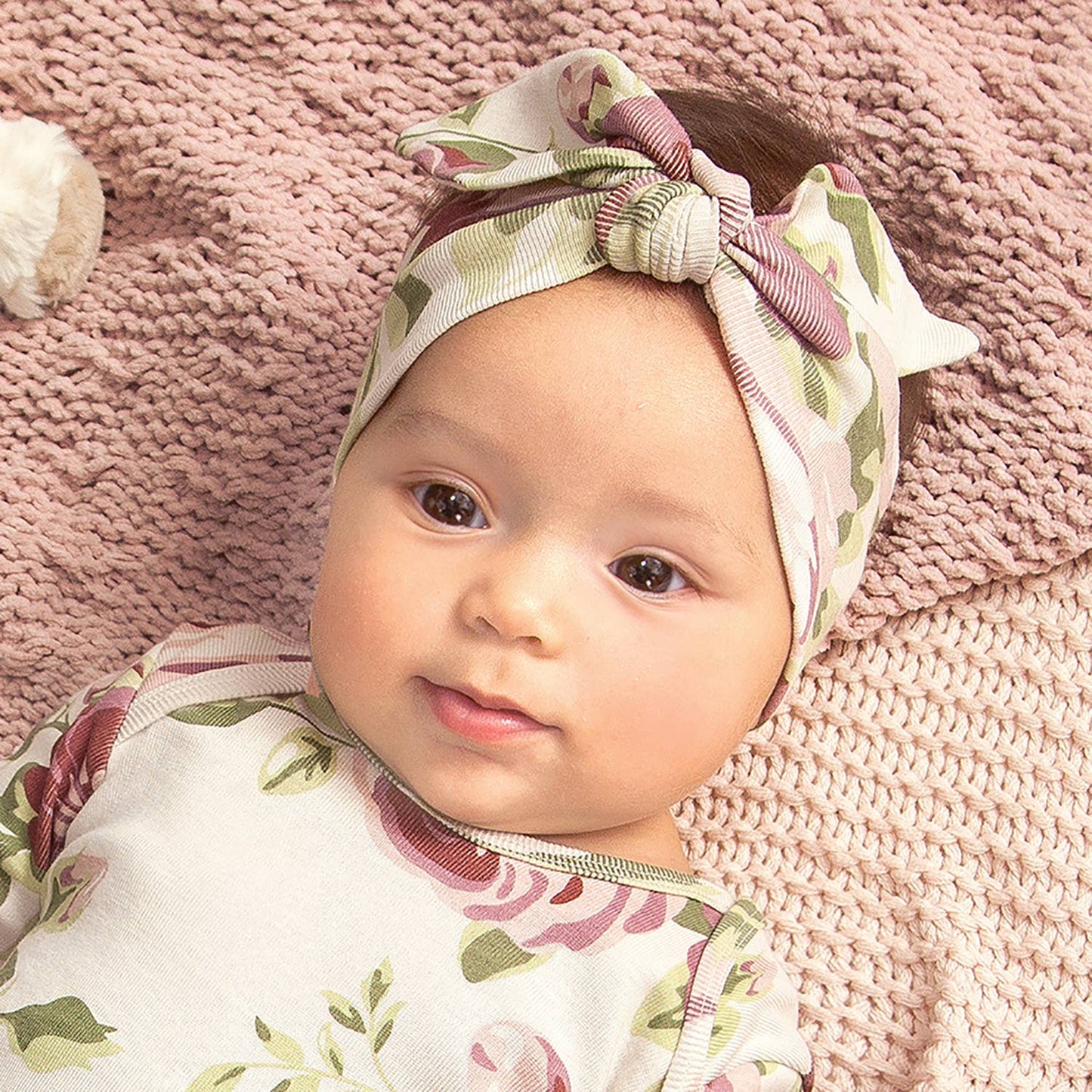 Cabbage Rose Collection Cotton Headband