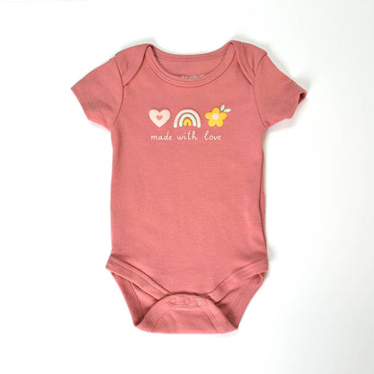 Made With Love Rainbow 3 Piece Onesie Set