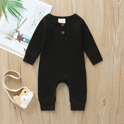One Piece Ribbed Cotton Jumpsuit