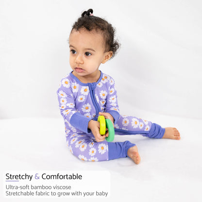 Purple Daisy Bamboo Pajamas