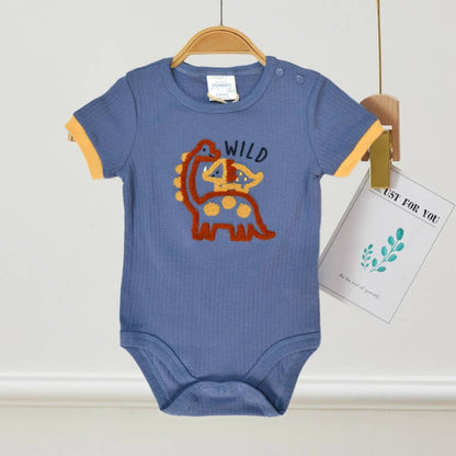 Wild Dinosaur 3 Piece Onesie Set