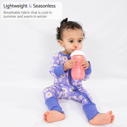 Purple Daisy Bamboo Pajamas