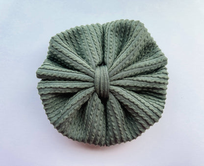 Baby Bow Headband - Neutral Messy