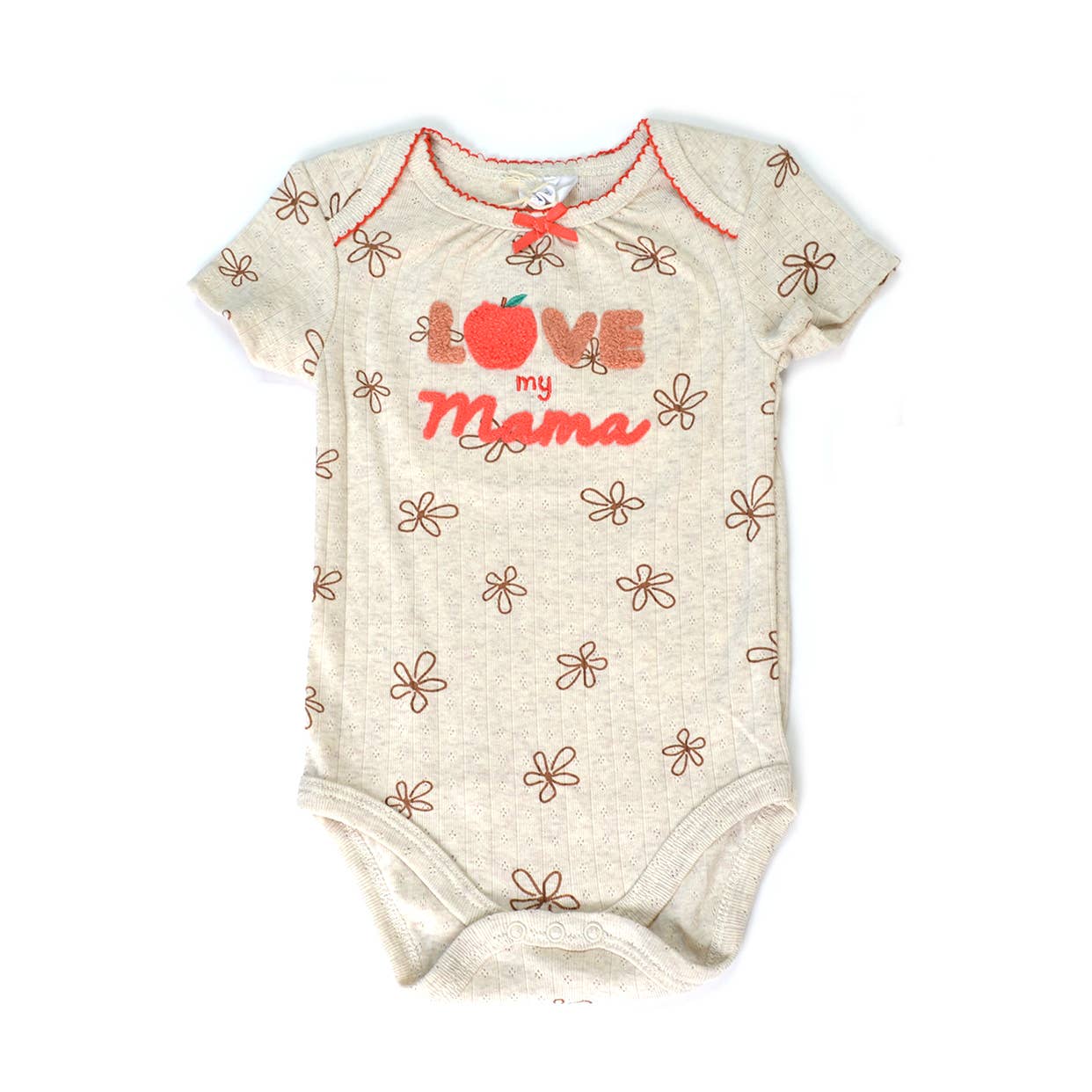 Love My Mama Embroidery Onesie Set