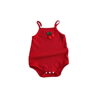 Cherry Lace Romper