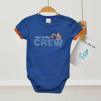 New to The Crew Excavator 3 Piece Onesie Set